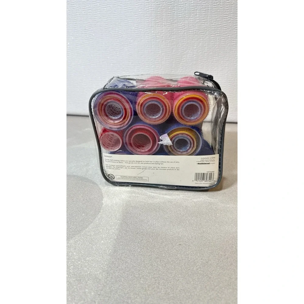Goody Self Holding Rollers 31 Rollers Multi Size Clear Zipper Case Create Volume